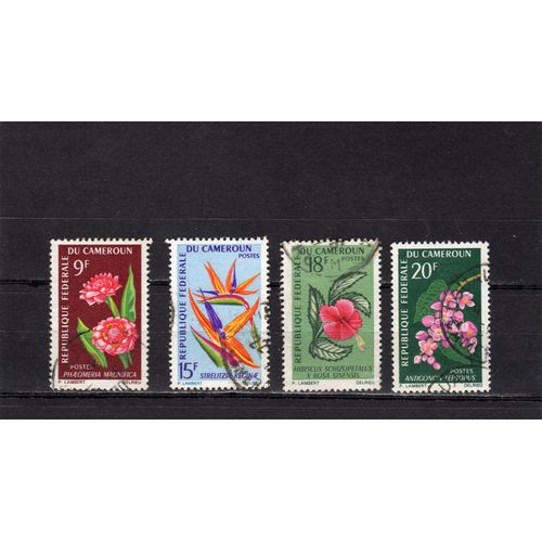 Timbres-Poste Du Cameroun (Fleurs)