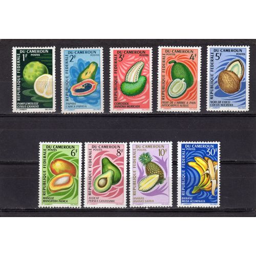 Timbres-Poste Du Cameroun (Fruits)