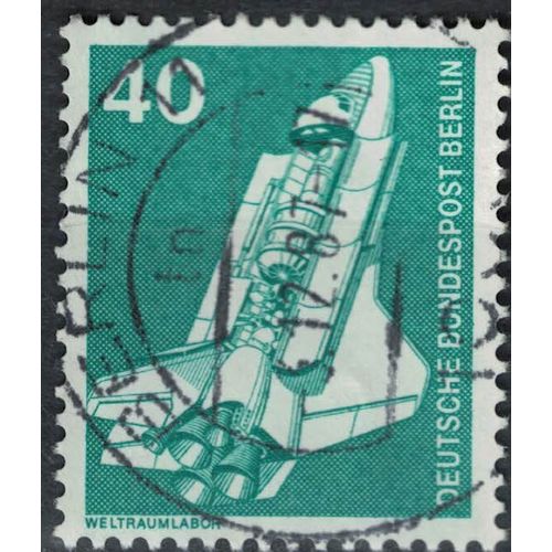 Allemagne 1975 Oblitéré Used Berlin Spacelab Laboratoire Spatial Modulaire Su