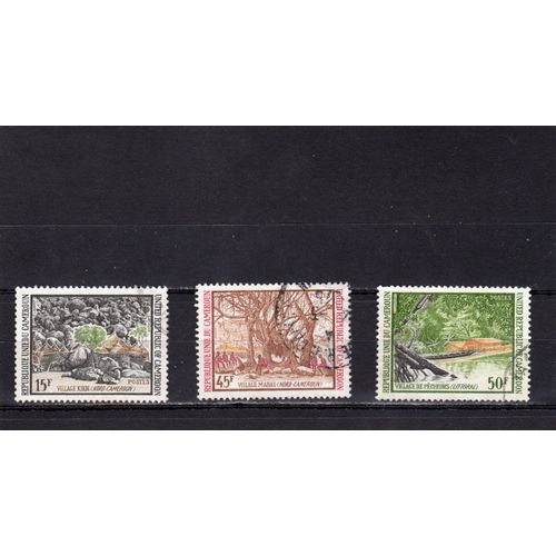 Timbres-Poste Du Cameroun (Villages)