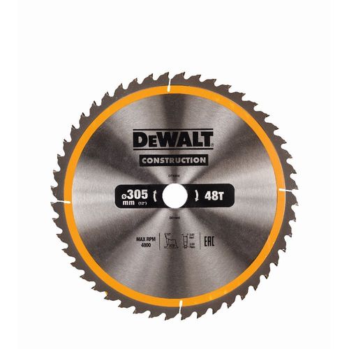 DeWALT Lame de scie circulaire, stationnaire, 305/30 mm, 48 dents - DT1959-QZ