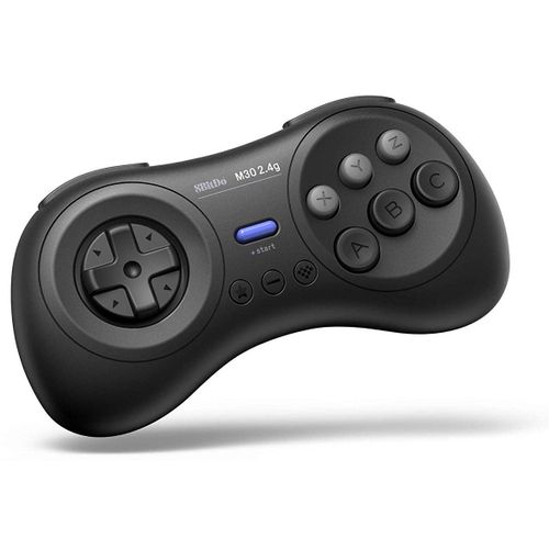 8bitdo M30 2.4g Manette Sans Fil Noire Pour Megadrive & Genesis