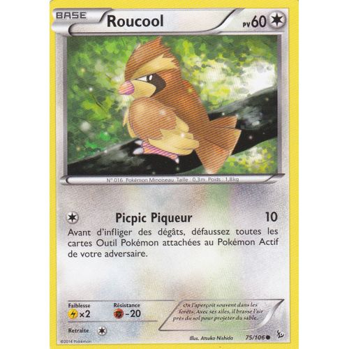 Pokémon - 75/106 - Xy - Étincelles - Roucool - Commune