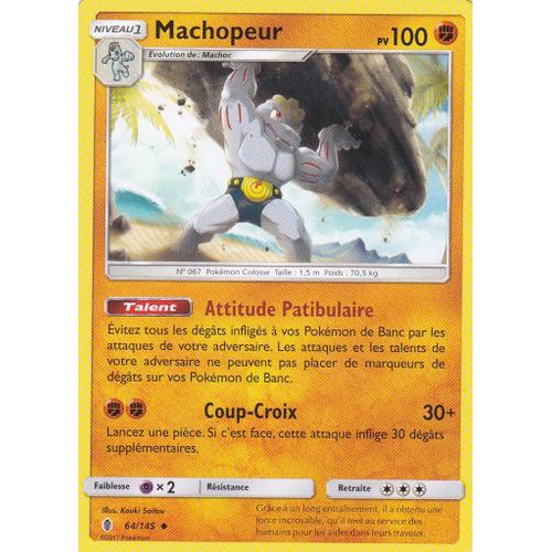 Pokémon - 64/145 - Machopeur - Sl2 - Soleil Et Lune - Gardiens Ascendants - Peu Commune