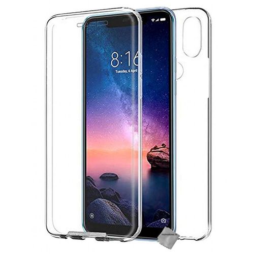 Housse Etui Coque Gel 360 Integrale Xiaomi Redmi Note 6 Pro + Film Ecran - Transparent