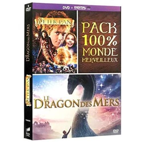 Pack 100 % Monde Merveilleux - 2 Dvd - Peter Pan + Le Dragon Des Mers