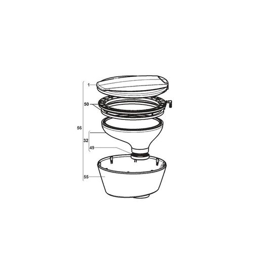 PLATEAU SERVICE COMPLET POUR HABITATION MOBILE DOMETIC - 4450017500