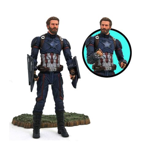 Avengers Infinity War Marvel Select Figurine Captain America 18 Cm