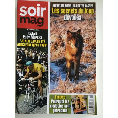 Soirmag 4524 Eddy Merckx Anne Marivin Loup Des Fagnes Joan Collins Lou Doillon Benny B