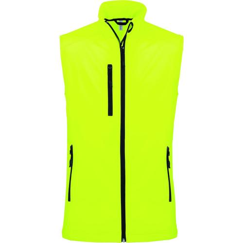 Bodywarmer Softshell - Gilet Sans Manches - K403 - Jaune Fluo - Homme