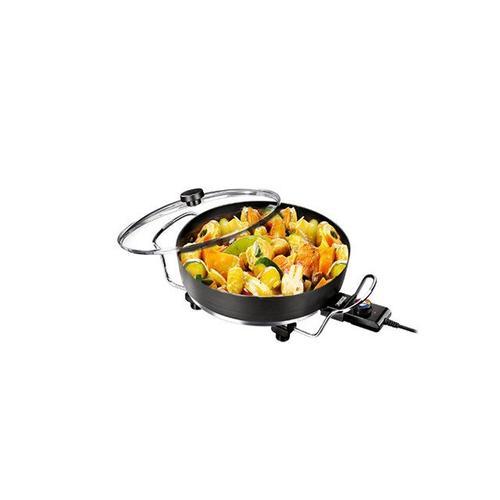 Princess 162367 Multi Wonder Chef Pro - Poêle À Frire Électrique - 6 Litres - 1.8 Kwatt - Noir