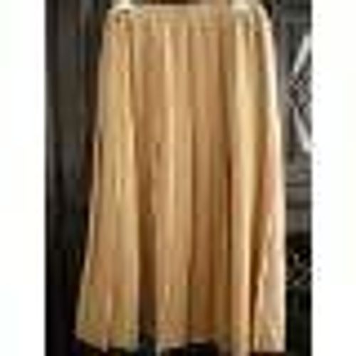 Jupe Plissée La Redoute Beige Taille 38 Comme Neuve