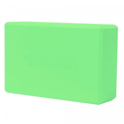 Gorilla Sports - Bloc De Yoga Et Pilates (Noir, Rose, Bleu, Vert, Rouge, Turquoise, Orange) - Couleur : Vert Citron
