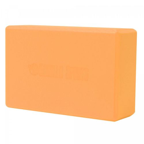 Gorilla Sports - Bloc De Yoga Et Pilates (Noir, Rose, Bleu, Vert, Rouge, Turquoise, Orange) - Couleur : Orange