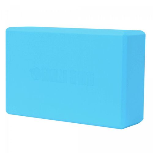 Gorilla Sports - Bloc De Yoga Et Pilates (Noir, Rose, Bleu, Vert, Rouge, Turquoise, Orange) - Couleur : Bleu