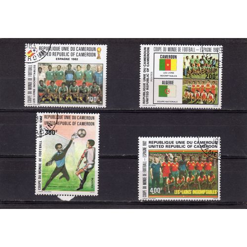 Timbres-Poste Du Cameroun (Coupe Du Monde De Football En Espagne)