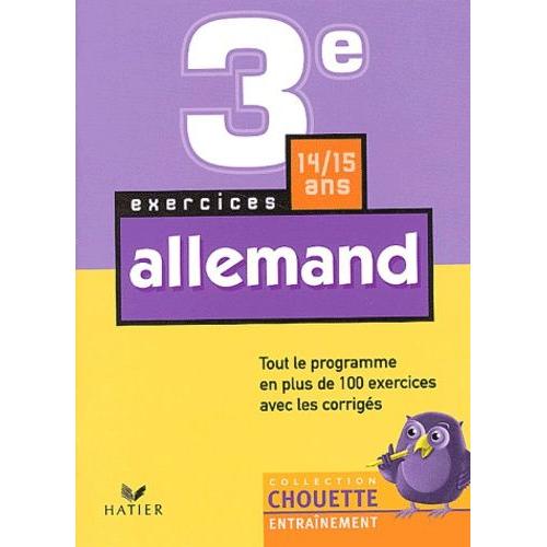 Allemand 3ème - Entraînement