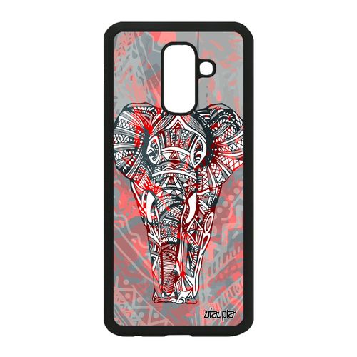 Coque Elephant Pour Samsung A6 Plus 2018 Silicone Rouge Homme Portable De Samsung Galaxy A6 Plus 2018