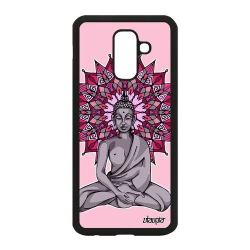 Coque A6 Plus 2018 Silicone Bouddha Tibet Antichoc Statue Inde De Samsung Galaxy A6 Plus 2018