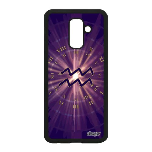 Coque A6 Plus 2018 Silicone Signe Verseau Soleil Galaxie Univers Samsung Galaxy A6 Plus 2018