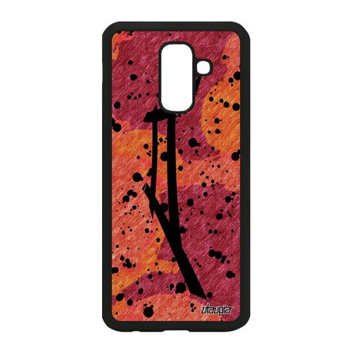 Coque Galaxy A6 Plus 2018 Silicone Signe Du Zodiaque Gemeaux Univers En Samsung Galaxy A6 Plus 2018