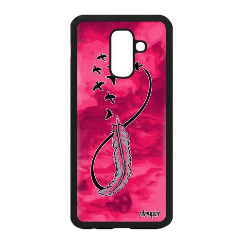 Coque Silicone Galaxy A6 Plus 2018 Infini Rose Fidelité Pastel Nuage De Samsung Galaxy A6 Plus 2018
