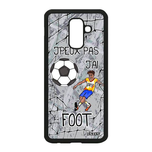 Coque A6 Plus 2018 Silicone J'peux Pas J'ai Foot Coupe Du Monde A Samsung Galaxy A6 Plus 2018