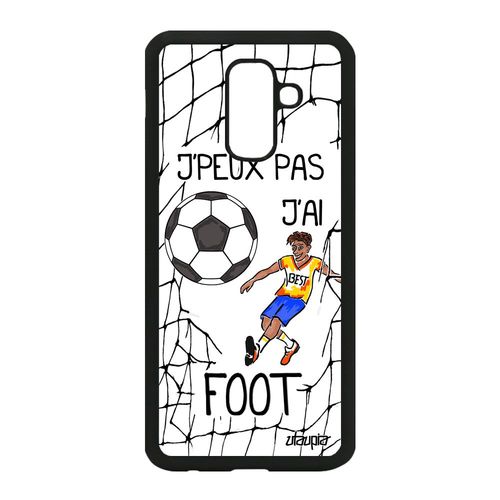 Coque A6 Plus 2018 Silicone Jpeux Pas J'ai Foot Comique Mobile En Samsung Galaxy A6 Plus 2018