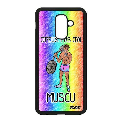 Coque A6 Plus 2018 Silicone J'peux Pas J'ai Muscu Musculation En Samsung Galaxy A6 Plus 2018
