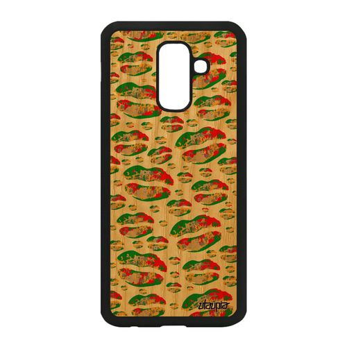 Coque En Bois Samsung A6 Plus 2018 Silicone Smack Etui Antichoc Jaune De Samsung Galaxy A6 Plus 2018