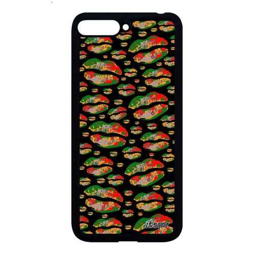 Coque Silicone Y6 2018 Bouche Love Couleur Smartphone Tpu Femme Etui Vert Huawei Y6 2018