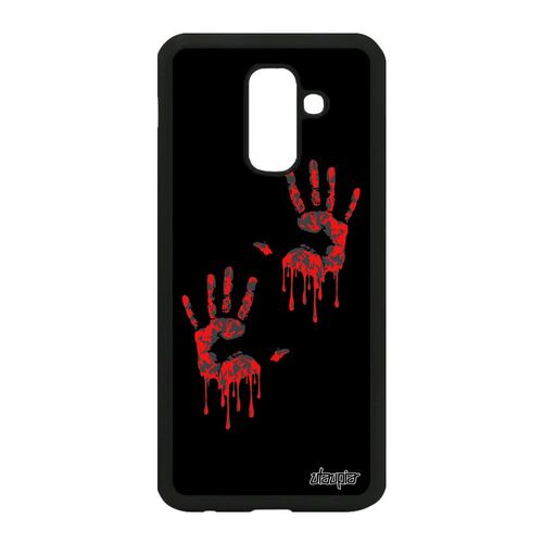 Coque A6 Plus 2018 Silicone Main Design Peinture Qui Degouline De Samsung Galaxy A6 Plus 2018