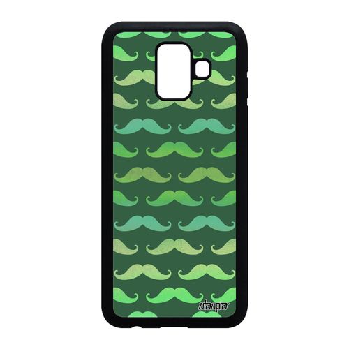 Coque A6 2018 Silicone Moustache Vert De Protection Tpu Couleur A Samsung Galaxy A6 2018