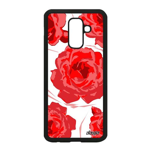 Coque Silicone A6 Plus 2018 Rose Fleur Amour Love Petale De Swag Samsung Galaxy A6 Plus 2018