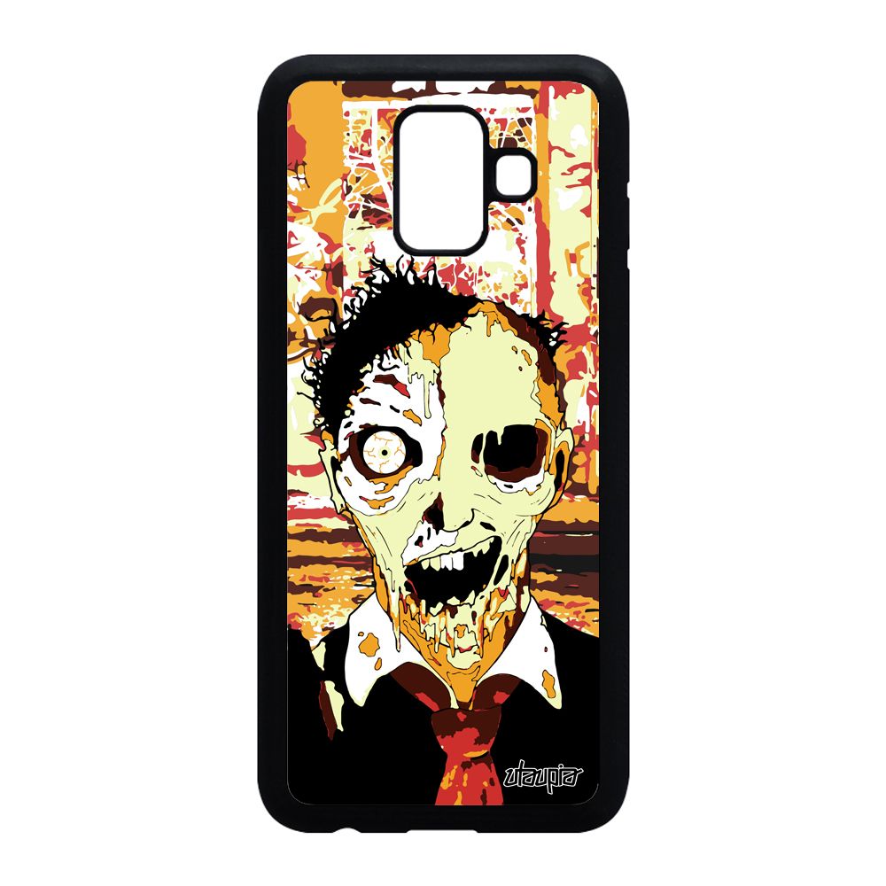 Coque Samsung A6 2018 Silicone Zombie Apocalypse Rigide Horreur Halloween Samsung Galaxy A6 2018