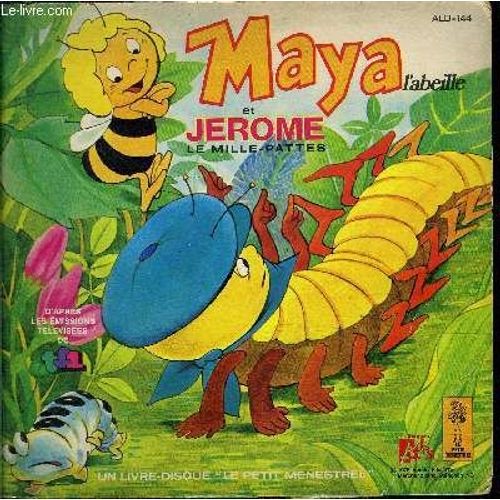 Livre-Disque 45t // Maya L Abeille Et Jérôme Le Mille-Pattes