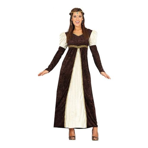 Déguisement Princesse Médiévale Marron Femme M (38-40)
