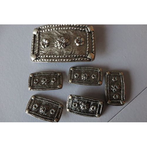 Ancienne Boucle De Ceinture Métal