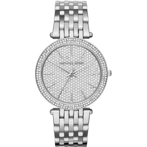 Michael Kors Mk3437 Darci Crystal Pave Dial Stainless Steel Watch