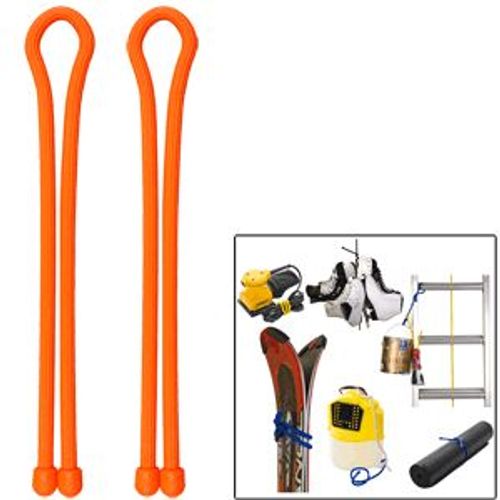 Nite Ize Gear Tie 24"" - Bright Orange 2 Pack
