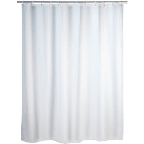 Rideau de douche anti-moisissure couleur unie - 180 x 200 cm - Blanc WENKO