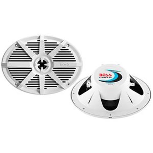 Boss Audio Mr692w 6"" X 9"" 2-Way 350w Marine Full Range Speaker - White - Pair