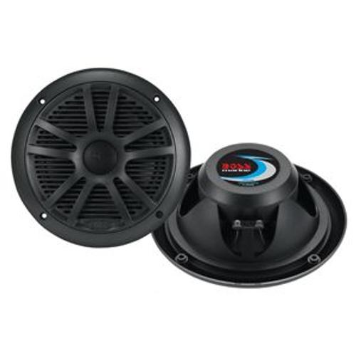 Boss Audio Mr6b 6.5"" Dual Cone Marine Coaxial Speaker (Pair) - 180w - Black