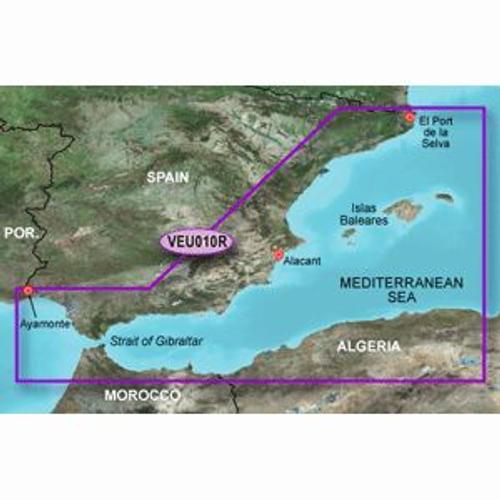 Garmin Bluechart® G2 Vision® Hd - Veu010r - Spain, Mediterranean Coast - Microsd?/Sd?