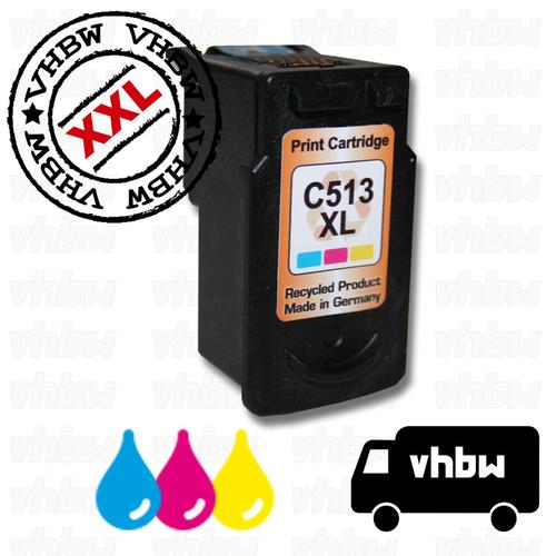 vhbw Cartouche d'encre compatible avec Canon Pixma MP270, MP272, MP280, MP282, MP480, MP490, MP492 imprimante - C/M/Y, 21ml