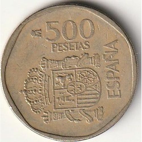 Pièce De 500 Pesetas, Espagne, 1988