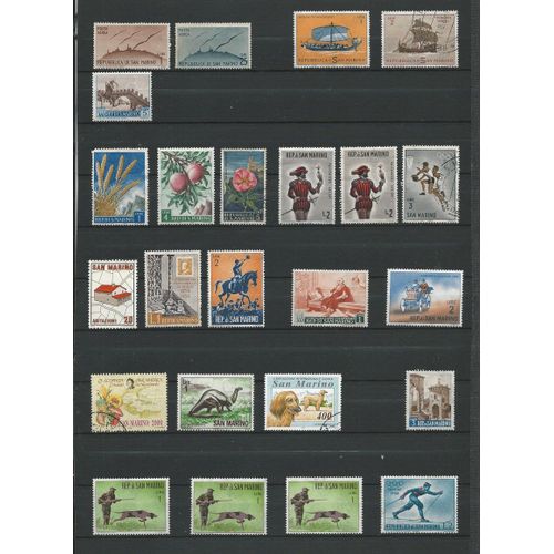 San Marin - Lot Timbres Divers.