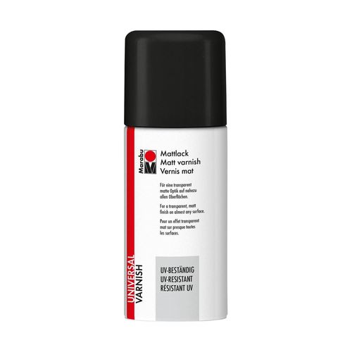 Marabu Aérosol de 150 ml Vernis Mat Résistant aux UV