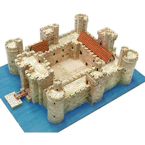 Chateau Bodiam (Angleterre) 5850 Pièces - Dif 8/10 - 440 X 320 X 140 Mm Aedes
