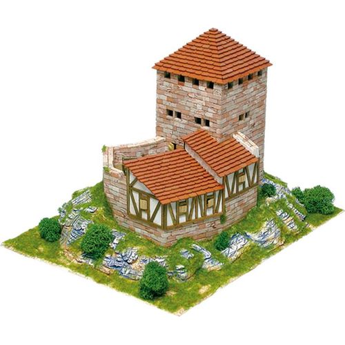 Chateau Burg Grenden (Suisse) - 2300 Pcs - 33 X 25 X 23,5 Cm - Dif 6,5/10 1/55 Aedes